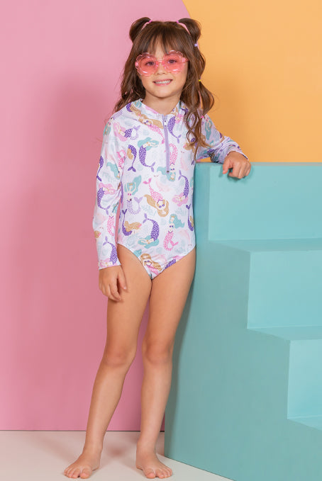 Vestido de baño niña sirenas